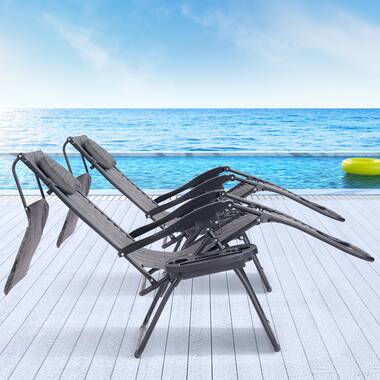 Beach lounge deals chair with canopy